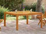 Garden Dining Table 110x110x75 cm Solid Wood Acacia 366369