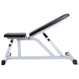 ZNTS Workout Bench with Barbell and Dumbbell Set 60.5 kg 275346