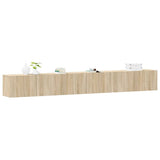 3 Piece TV Cabinet Set Sonoma Oak Engineered Wood 3114472