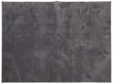 Rug HUARTE Short Pile Soft and Washable Anthracite 120x120 cm 374999