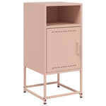 ZNTS Bedside Cabinet Pink 36x39x78 cm Steel 846568