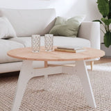 Table Top 80x1.5 cm Round Solid Wood Beech 355911