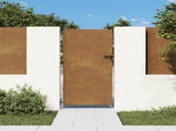 Garden Gate 85x200 cm Corten Steel 153261