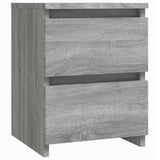 ZNTS Bedside Cabinets 2 pcs Grey Sonoma 30x30x40 cm Engineered Wood 815330