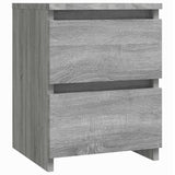 Bedside Cabinet Grey Sonoma 30x30x40 cm Engineered Wood 815329