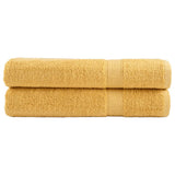 Premium Towels "SOLUND" 2 pcs Gold 100x200 cm 600 gsm 137293