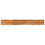 ZNTS Wall Shelf 160x20x3.8 cm Rectangular Solid Wood Acacia Live Edge 370280