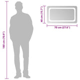 LED Bathroom Mirror 70x40 cm 151783