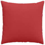 Sofa Pillows 2 pcs Red 80 x 80 cm Fabric 42014052