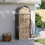 Log Holder Anthracite 80x45x190 cm Galvanised Steel 364560