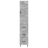 Cabinet Set 2 pcs Concrete Grey 33 x 34.5 x 90 cm 3416649
