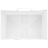 Paper Bags 250 pcs with Handles White 32x22x24 cm 4101623