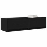 TV Cabinet Black oak 100 x 31 x 25.5 cm Engineered wood 861527