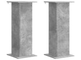 Plant Stand 2 pcs Concrete Grey 30.5 x 30 x 100.5 cm 899751