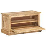 Shoe Storage Bench 85x40x45 cm Solid Mango Wood 337827