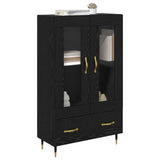 Highboard Black Oak 69.5 x 31 x 115 cm Engineered Wood 882552