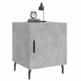 Bedside Cabinets 2 pcs Concrete Grey 40x40x50 cm Engineered Wood 827605