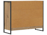 Book Cabinet Artisian Oak 80 x 30 x 86.5 cm Engineered Wood 886413