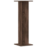 Plant Stands 2 pcs Brown Oak 30x30x95 cm Engineered Wood 3307879