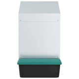 Chicken Nesting Box 1 Compartment Wall-Mounted Galvanised Steel 4104898