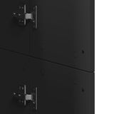 Highboard Black 60x35x180 cm Engineered Wood 3276666