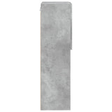 TV Cabinet with LED Lights Concrete Grey 40.5x30x102 cm 837060