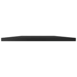 805407 Bookshelf Boards 8 pcs High Gloss Black 100x30x1,5 cm Engineered Wood