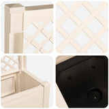 Big Planter with Trellis White 99.5 x 43 x 133.5 cm PP 42041722