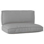 Pallet Cushion Set 2 pcs Grey 120 x 80 x 12 cm Oxford fabric 3329080