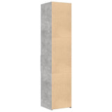 Highboard Concrete Grey 40x42.5x185 cm Engineered Wood 3281444