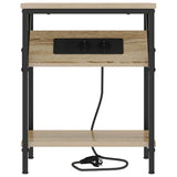 Bedside Cabinet 2 pcs Sonoma Oak 38 x 30 x 48 cm 859583