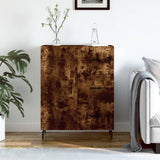 Sideboard Smoked Oak 69.5x34x90 cm Engineered Wood 827937