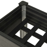 Garden Raised Bed 75x40x75 cm WPC Grey 149010