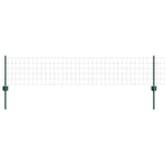 Fence with Posts Green 0.4 x 10 m Steel 3336039
