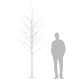 345146 LED White Birch Tree Warm White 240 LEDs 300 cm