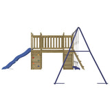 Outdoor Playset Pinewood Vacuum pressure treated Large Durable 3155932