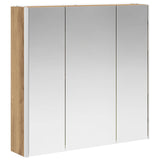 Bathroom Mirror Cabinet Artisian Oak 73.5 x 15.5 x 70 cm 889262