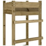 ZNTS Play Tower 52.5x46.5x206.5 cm Impregnated Wood Pine 826513