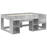 Kids'Bed Frame with Storage Concrete Grey 80 x 160 cm 3422622