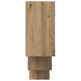 Wall Shelf Artisian Oak 159x18x66 cm Engineered Wood 853307