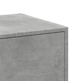 Apothecary Cabinet Concrete Grey 40x41x118 cm Engineered Wood 855199