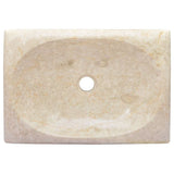 Sink Cream 50x35x10 cm Marble 149165