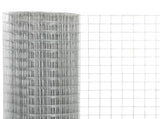 Chicken Wire Fence Galvanised Steel 25x1.5 m Silver 143620