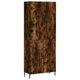 Highboard Smoked Oak 69.5x34x180 cm Engineered Wood 3195688