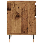 ZNTS Bedside Cabinet Old Wood 40x35x50 cm Engineered Wood 857396