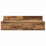 Bed Frame with Headboard Old wood 200 x 200 cm Engineered wood 3329303