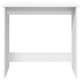 Desk White 80x40x75 cm Engineered Wood 860454