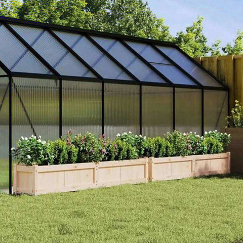 Garden Planters 2 pcs Solid Wood Pine 837495