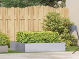 Planter 100x100x30 cm Galvanised Steel 860813