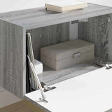TV Wall Cabinet Grey Sonoma 60 x 31 x 29.5 cm Engineered Wood 892201